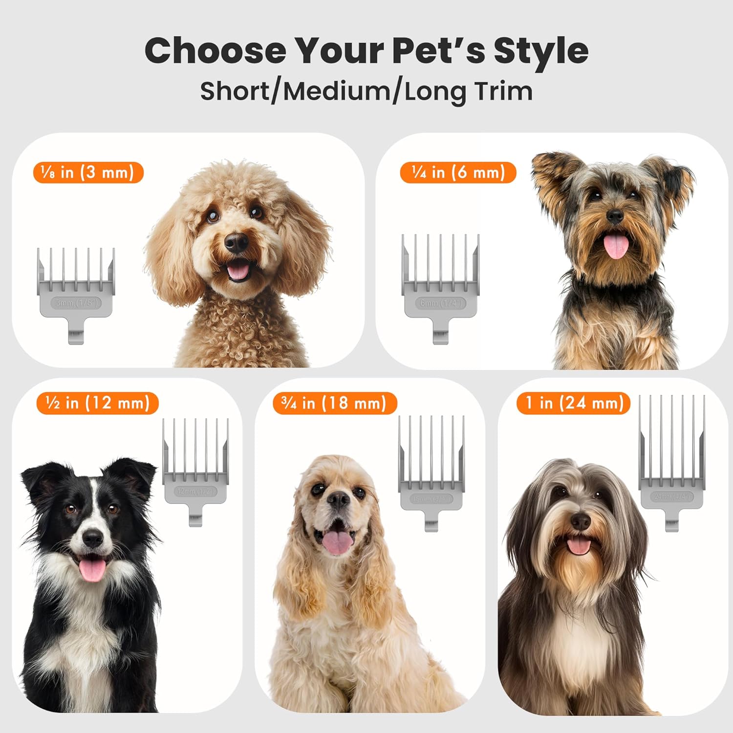 Dog Grooming Vacuum-6 Dog Grooming Vacuum Kit