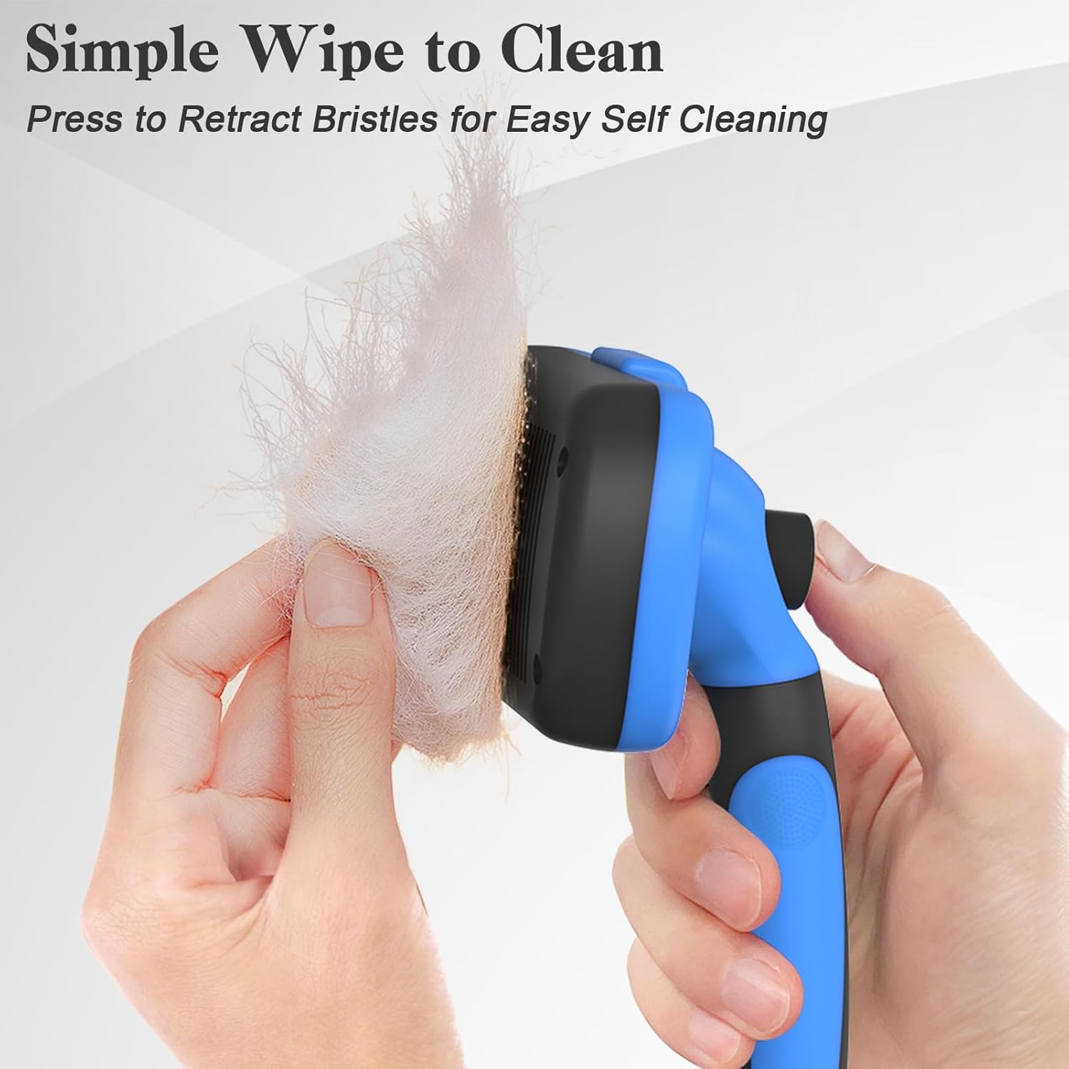 self cleaning slicker brush