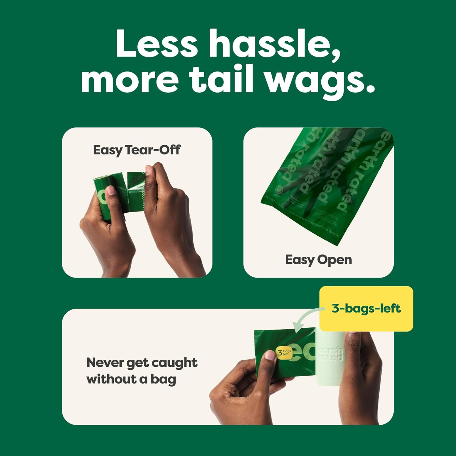 dog poop bags-4 dog poop bags